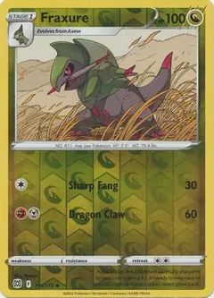 Fraxure Reverse Holo 111