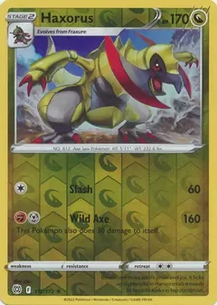 Haxorus Reverse Holo 112