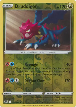 Druddigon Reverse Holo
