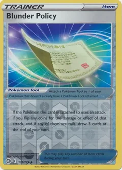 Blunder Policy Reverse Holo 131