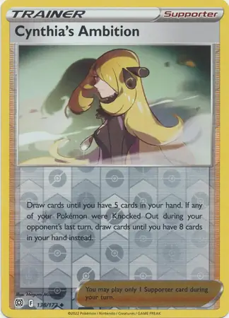 Cynthia's Ambition Reverse Holo