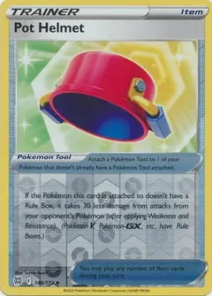 Pot Helmet Reverse Holo 146