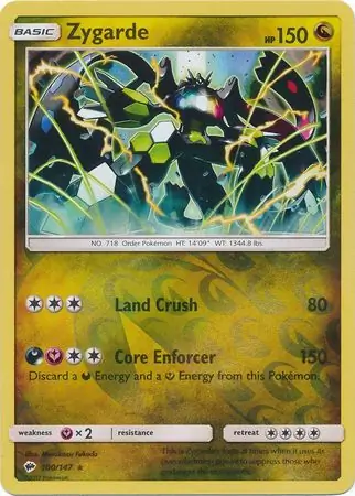 Zygarde Reverse Holo