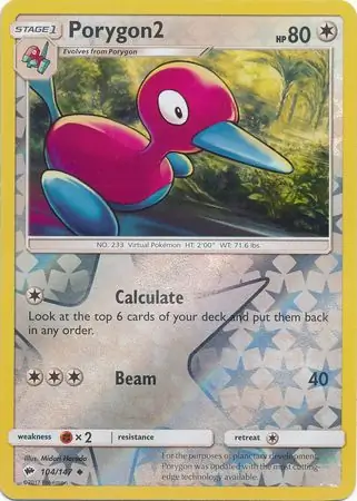 Porygon2 Reverse Holo