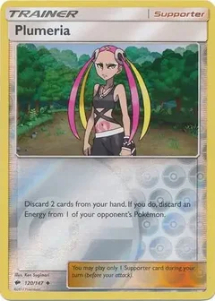 Plumeria Reverse Holo 120