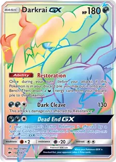 Darkrai GX Secret 158