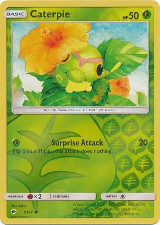 Caterpie Reverse Holo