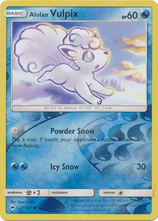 Alolan Vulpix Reverse Holo