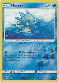 Horsea Reverse Holo 29