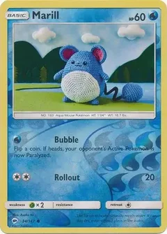 Marill Reverse Holo 34