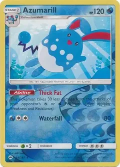 Azumarill Reverse Holo 35