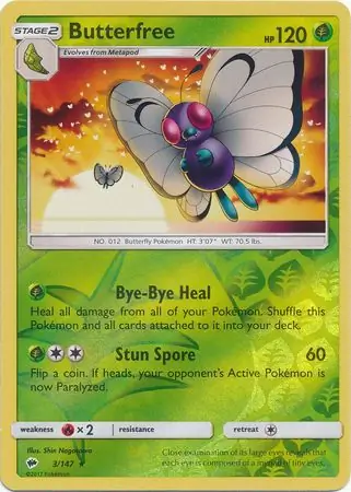 Butterfree Reverse Holo