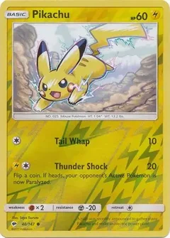 Pikachu Reverse Holo 40