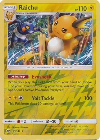 Raichu Reverse Holo