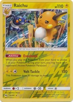 Raichu Reverse Holo 41