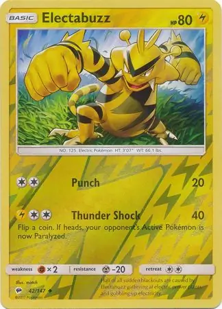 Electabuzz Reverse Holo