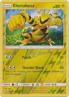 Electabuzz Reverse Holo 42