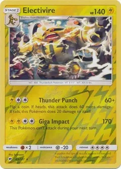 Electivire Reverse Holo 43
