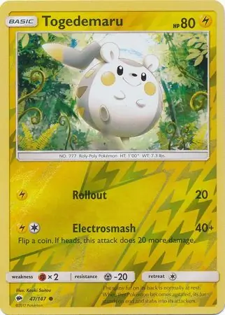 Togedemaru Reverse Holo