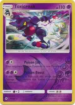 Toxicroak Reverse Holo 55