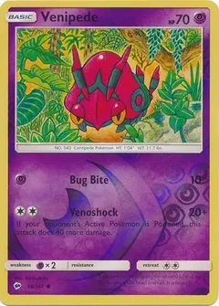 Venipede Reverse Holo 56