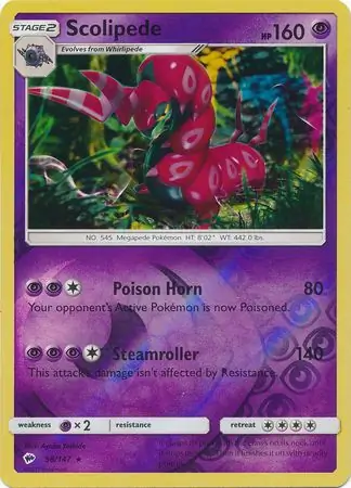 Scolipede Reverse Holo