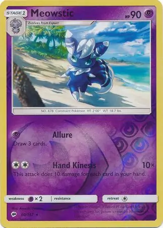Meowstic Reverse Holo