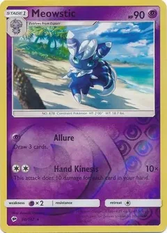 Meowstic Reverse Holo 60