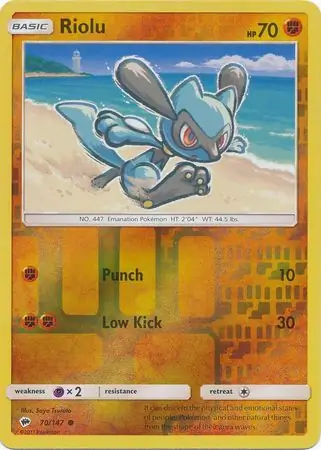 Riolu Reverse Holo