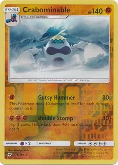 Crabominable Reverse Holo 74