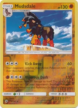Mudsdale Reverse Holo