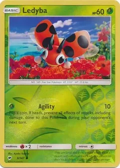 Ledyba Reverse Holo 9