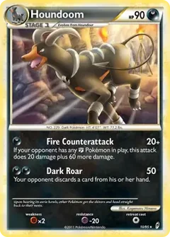 Houndoom Holo 10