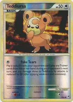 Teddiursa Reverse Holo 73