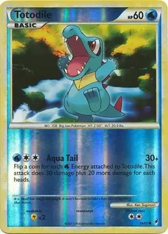 Totodile Reverse Holo 74