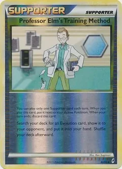 Professor Elm's Training Method Reverse Holo 82