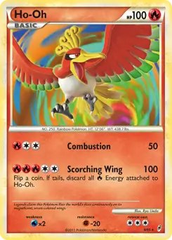 Ho-Oh Holo, Call of Legends #9 Pokémon card