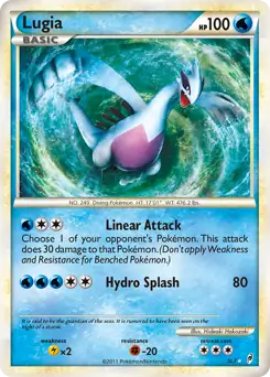 holographic lugia card value Lugia Holo Rare Pokmon Card 9/111 1st Edition Neo Genesis