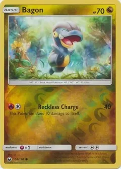 Bagon Reverse Holo 104