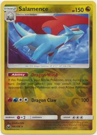 Salamence Reverse Holo