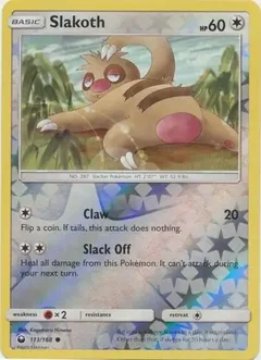 Slakoth Reverse Holo 113