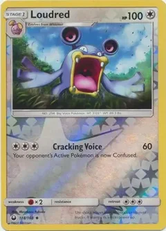 Loudred Reverse Holo 118