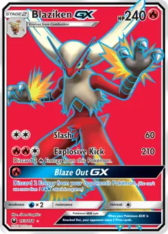Full Art Blaziken GX