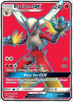 Full Art Blaziken GX 153
