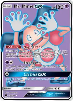 Full Art Mr. Mime GX 156