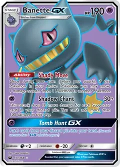 Full Art Banette GX 157