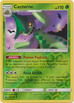 Cacturne Reverse Holo 20