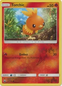 Torchic Reverse Holo 25