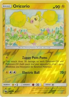 Oricorio Reverse Holo 55