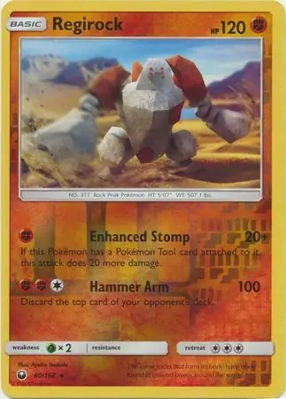 Regirock Reverse Holo